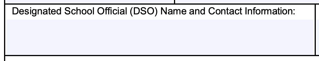 form I-983 DSO