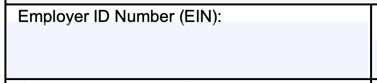 form I-983 Employer ID Number (EIN)